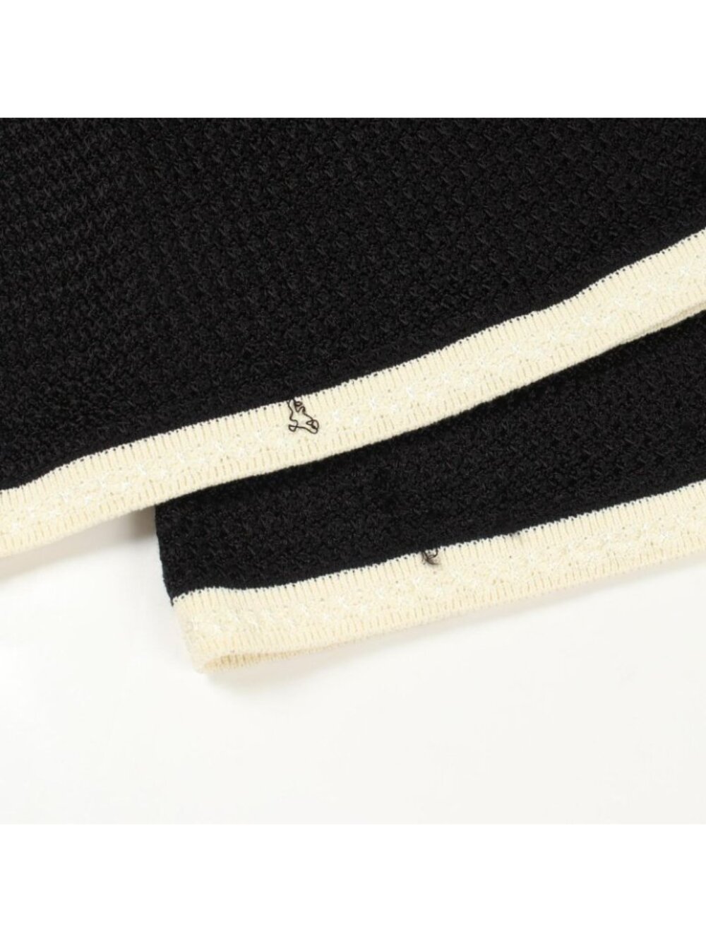 Chanel Pants CC Logo Button Knit Rayon Cotton - Picture 8 of 9